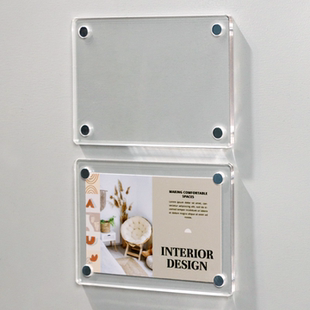 亚克力透明强磁性标签牌贴商品价格牌价目展示牌产品介绍牌物品标价牌高档价码牌磁吸铁标识牌标价签牌广告牌