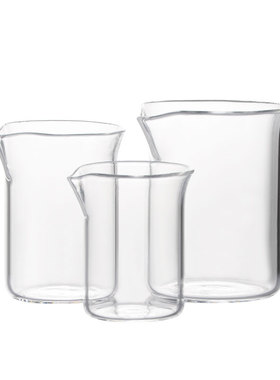 透明耐高温腐蚀高纯玻璃石英烧杯30ml50ml100ml250ml500ml可定制