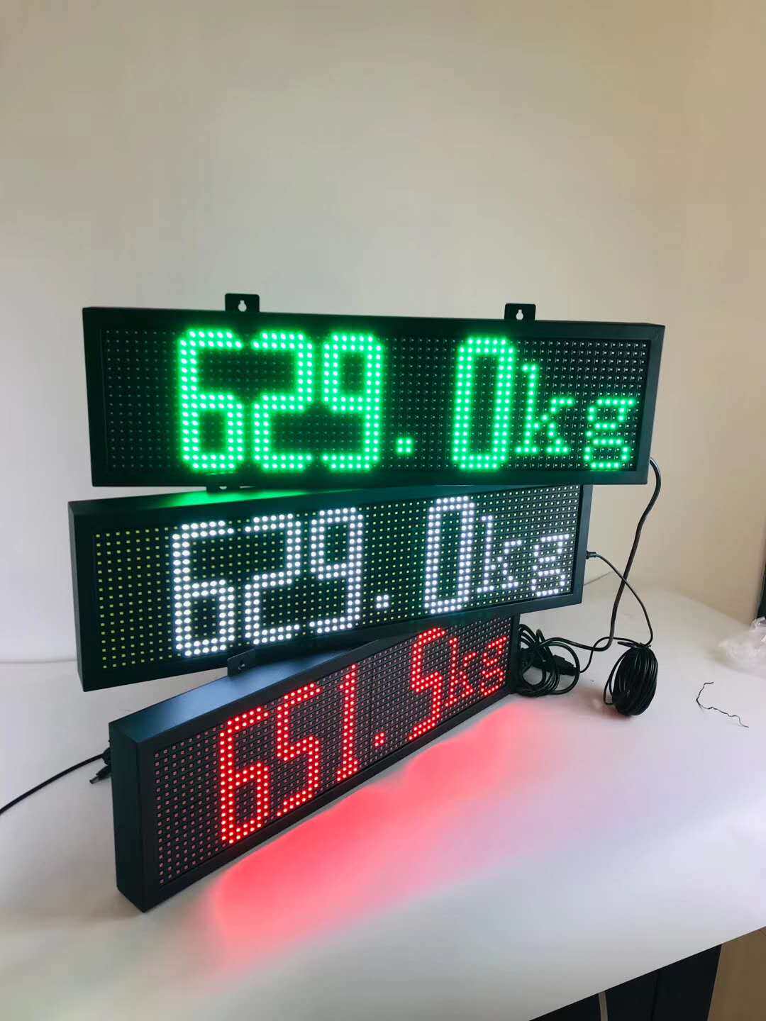 上海耀华XK3190-A9衡器外接显示器柯力地磅大屏幕LED显示器7寸