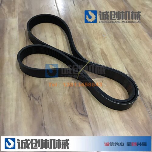 徐工中联三一吊车配件上柴D6114发动机风扇皮带新品掌柜推荐黑色