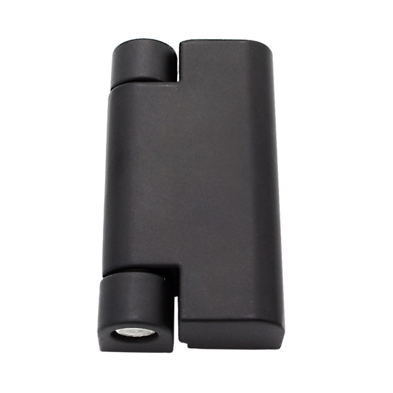 SK2-024工业五金配件锌合金铰链机箱机柜门设备加厚外露合页黑色