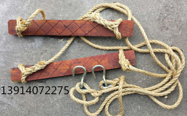 特价 电工登高板 麻绳登高板 登高工具 电工维修 登高踏板脚扣