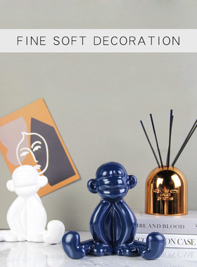 摆件样板房儿h童房男孩房女孩房卡通装饰品书架床头柜摆设