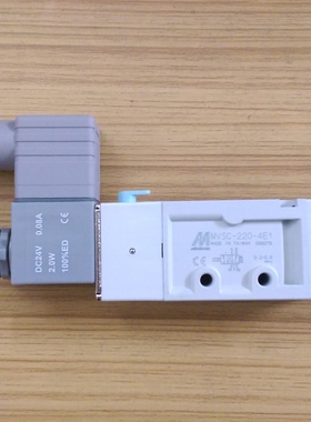 MVSC-220-4E1金器电磁阀AC220V DC24V Mindman气动SOLENOID VALVE