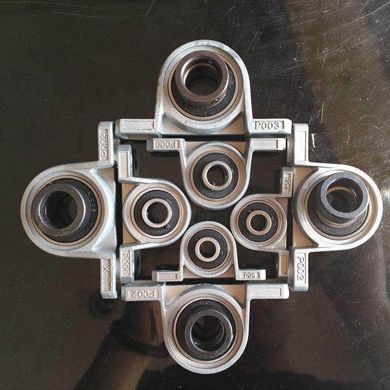 微型小轴承座锌合金带立式外球面KP08 UP001 002 003 004 005 006