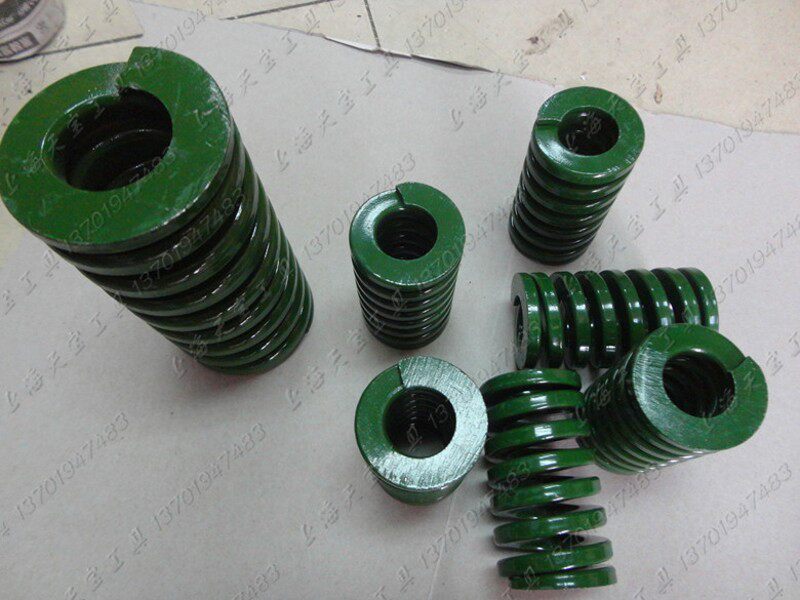 量大优惠 压簧磨具弹簧 绿色50*50-300不锈钢击锤弹簧螺旋减振器