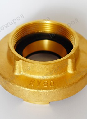 船用全铜消防水枪管牙接口消防栓铜接头消防水带接口50;65