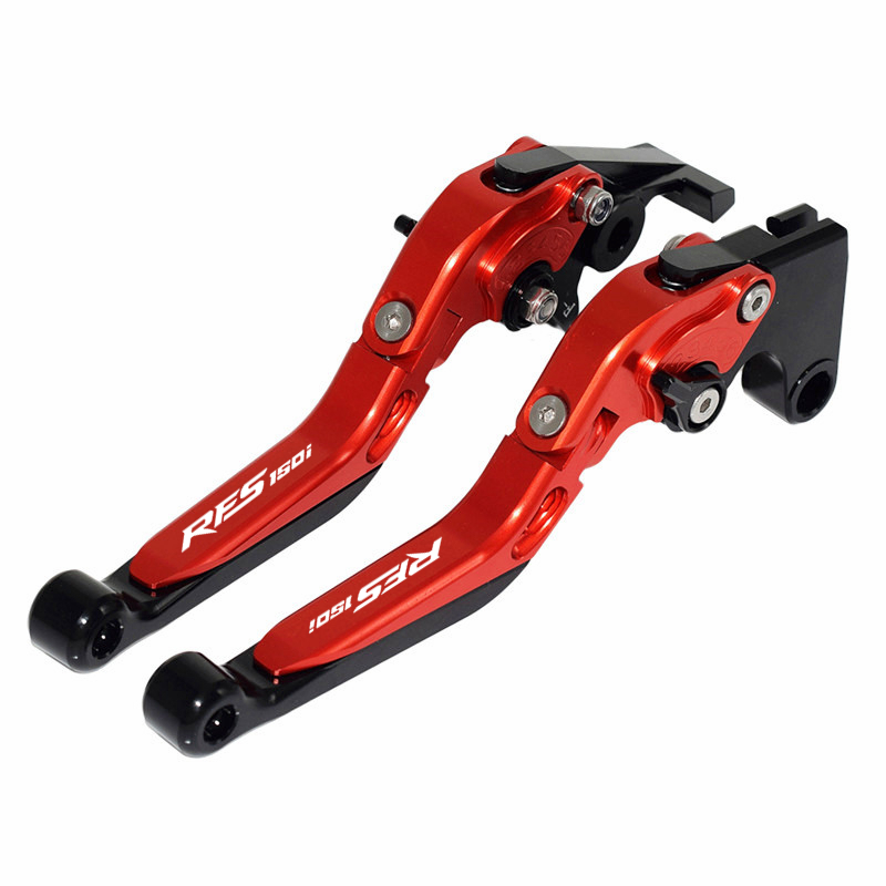 适用贝纳利弯梁车FS150i Jw150-10A改装刹车牛角 可调拉杆手把柄