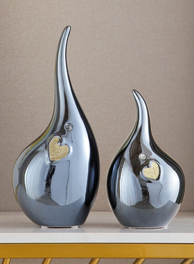 轻奢抽象大象h摆件家居客厅酒柜装饰品电视柜摆设乔迁新居礼品