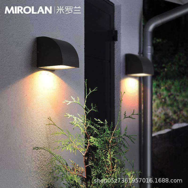 壁灯户外防水阳台氛围灯花园装饰灯别墅露台壁灯室外庭院灯外墙灯