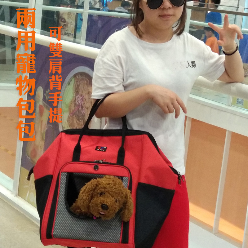 狗包猫咪外出背包宠物双肩背包两用泰迪外出便携挎包狗狗背包猫包