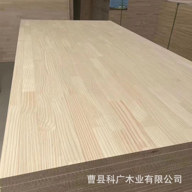松木实木板松木直拼板原t木板松木拼接板实木板材装饰建材板材
