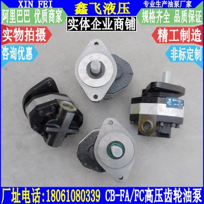 CB FA10 FA18 FA25 FA32 FA40齿轮油泵FL FC16 FC31.5 FC50 FA20