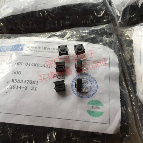 高铭COMAX 轻触开关 6*6*4.3 点动 直插4脚 电磁炉按键 立式电源