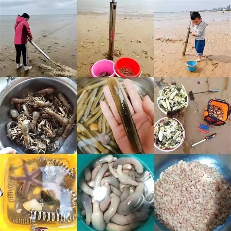 抽虾器抽虾桶抽海肠虾枪赶海抽子神器装备专业工具海边筒吸虾器筒