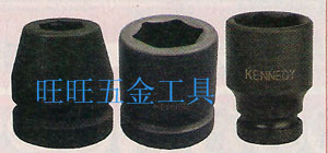 进口英国KENNEDY 3/8四方 22mm 公制六角机用套筒 KEN-583-1400K