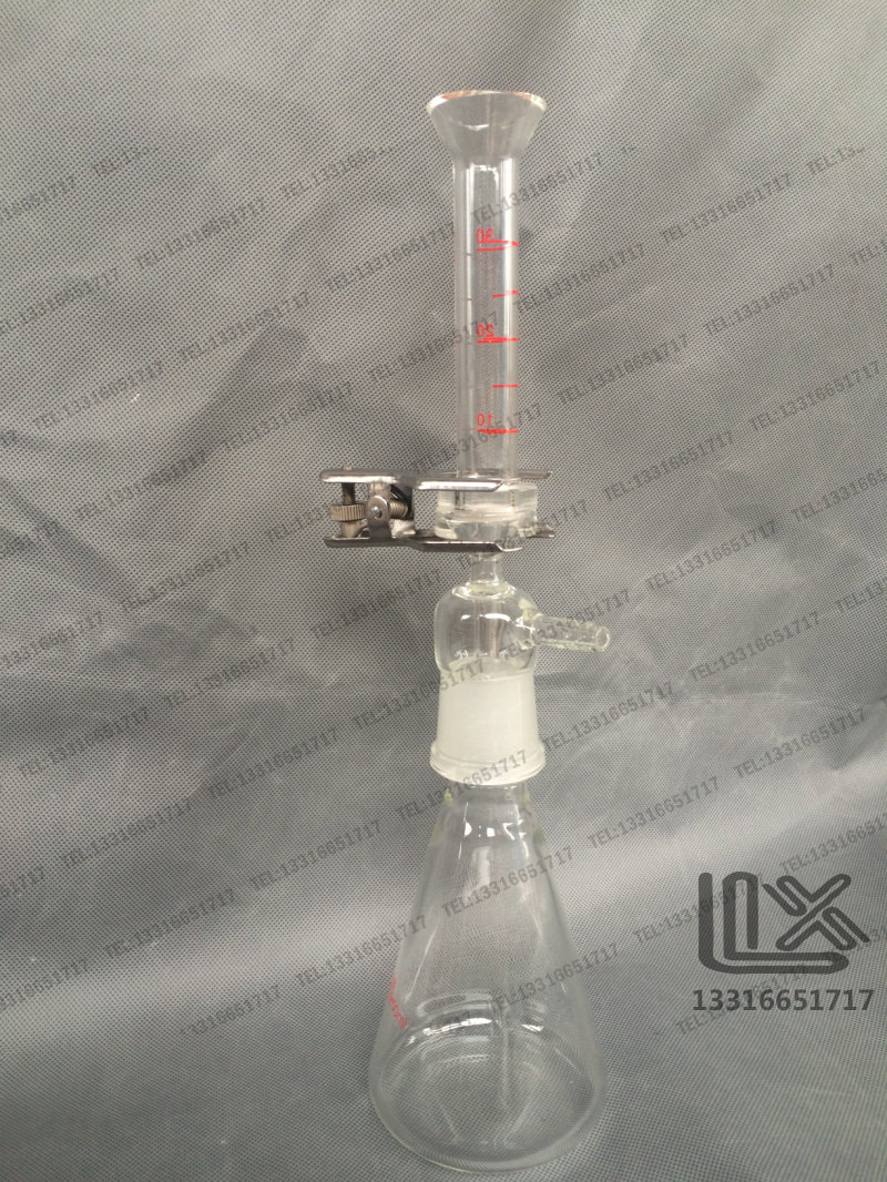 250ml 30ml 玻璃杯式过滤器 砂芯抽滤瓶溶剂装置 25mm 微量过滤器