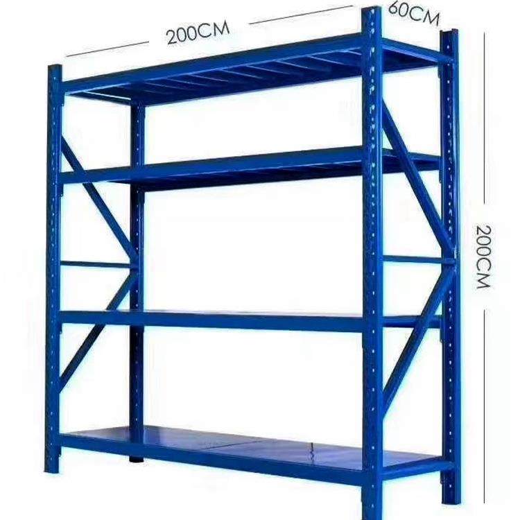 仓储货架仓库车间用展示架四层层板每层均载100kg喷塑货架