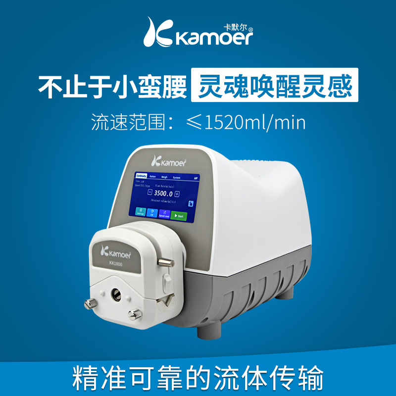 卡默尔智能蠕动泵大流量计量泵wifi水泵实验室循环帮浦全自动恒流