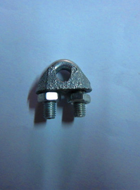 钢丝绳卡头 夹头 绳卡 U型夹 镀锌卡头 3mm10mm