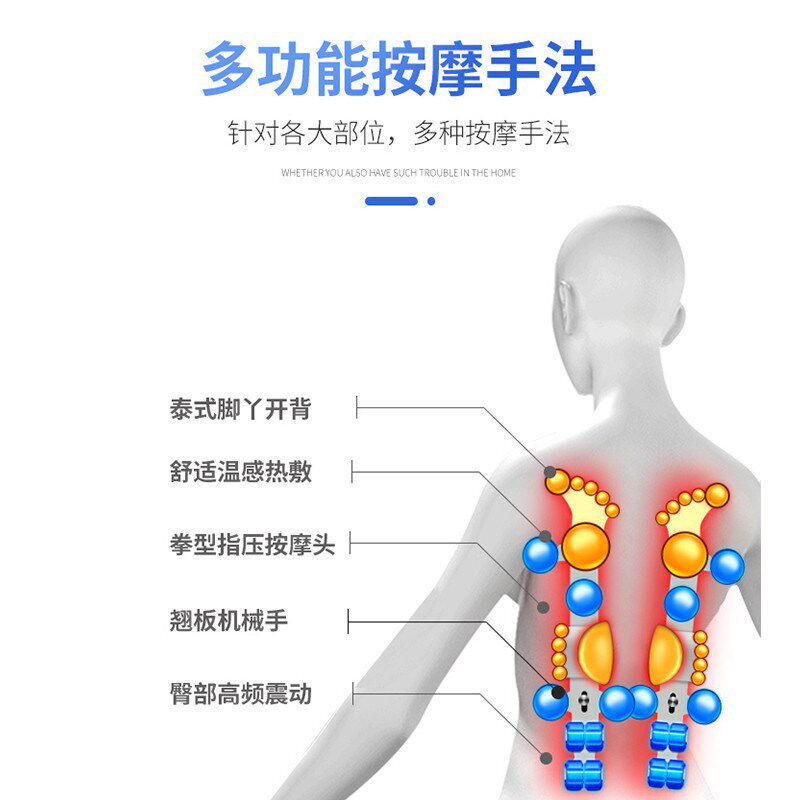 泰式电动智能按摩洗头床发廊理发店头H疗美发店洗头椅自动按摩床