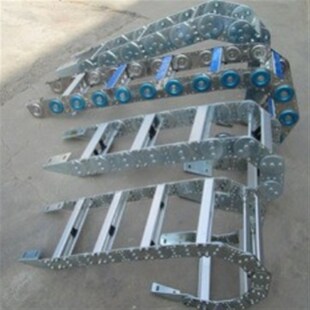 现货供应TL型钢制 钢铝拖链 全封闭金属钢S板冶金设备能源链