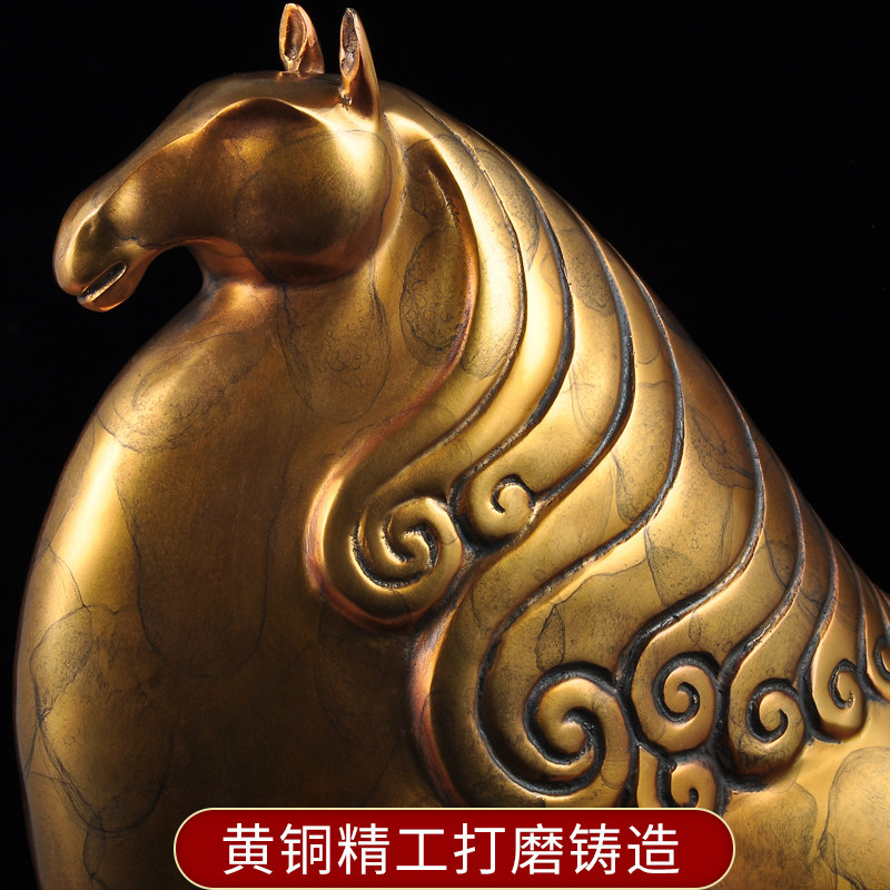 纯铜马上c封侯马摆件猴子工艺品玄关经理办公室装饰送领导商务礼