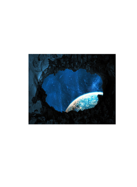 鱼缸背景贴纸静电贴龟缸造景贴画免胶单面高清P5d立体定制黑色溶