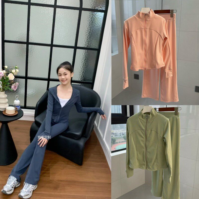 儿童舞蹈练d功服外搭长袖德绒套装瑜珈服民舞跳舞服女中国舞运动