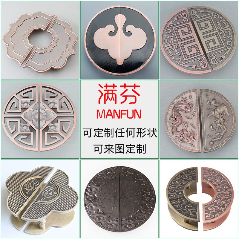 实心半圆a雕刻拉手青古铜仿古玻璃大门拉手木门/铜门红古拉手/把