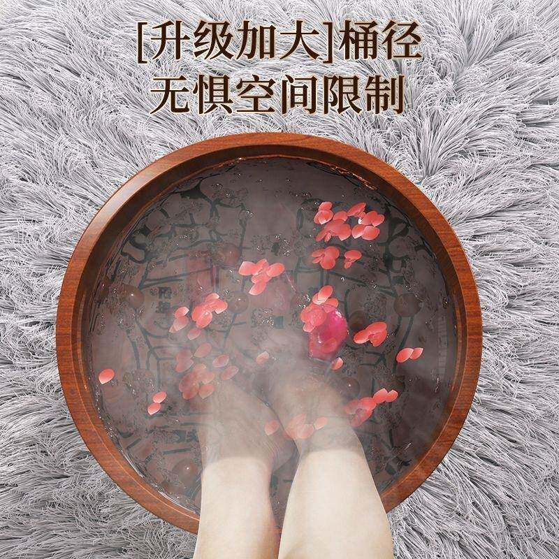 新脚款柏木无品牌/泡脚桶实家用成人香泡盆木木质足浴桶木盆洗脚