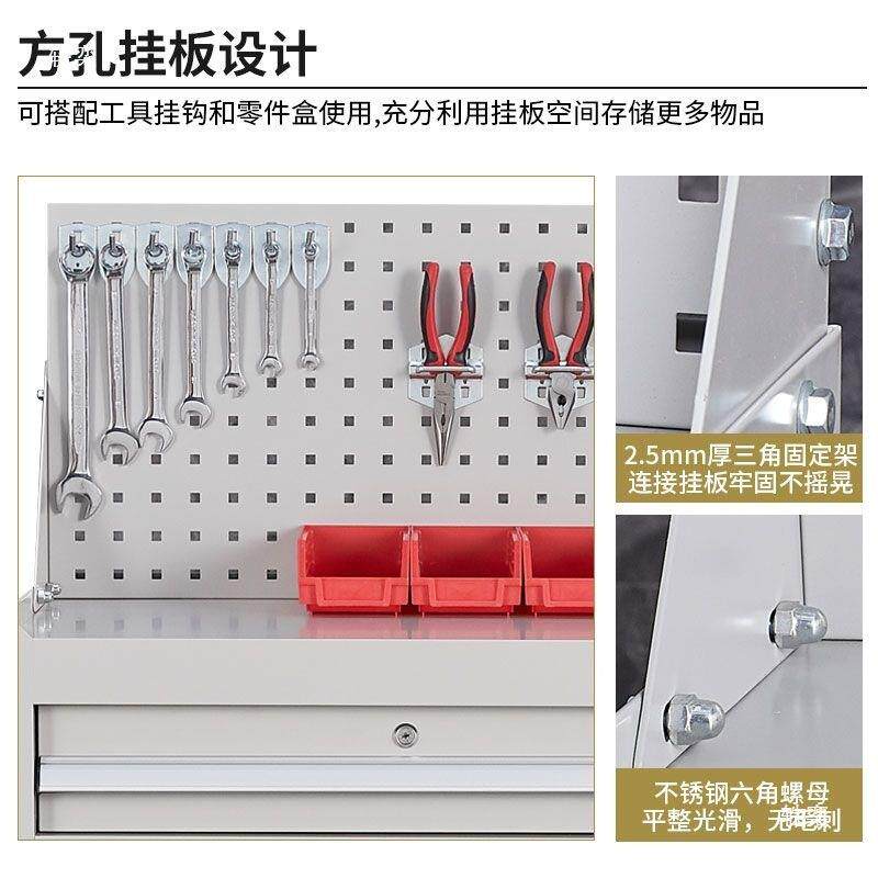 加无品牌/厚储物柜多功业级重型收纳柜具车间柜用工厂铁工皮柜工
