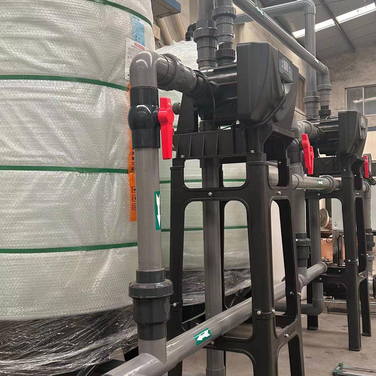 2理0吨软化设设备UEM纯净水备井水地下河水直饮水设备大型预处设