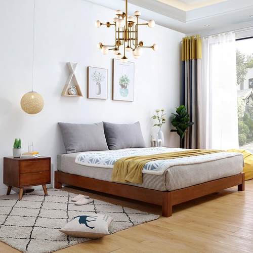 多尺寸全实木榻床榻米床.2米单人床排骨架木板EZU双1.8米人床无1