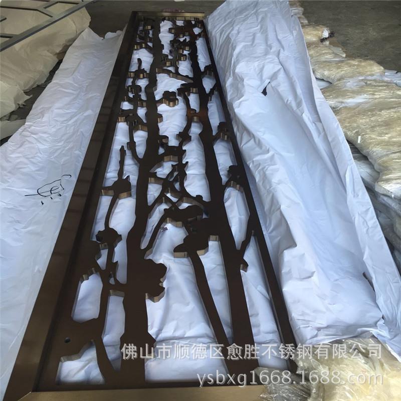 规则工标艺金WXG属屏不钢风个性异型不锈隔断非金属不锈钢花格