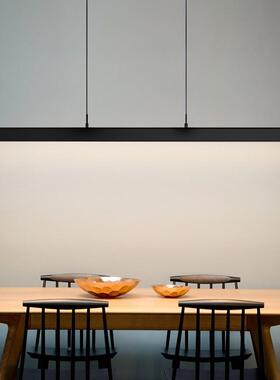 设计餐厅吊灯简约现一字长条餐桌吧台tb-73787灯师办极简网红前台
