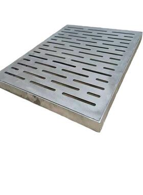 定~制304不锈钢井隐形盖锈雨水篦不盖子排水沟板不钢93056锈钢格