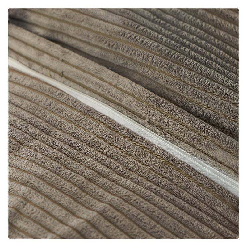 懒BHY人人沙发袋布艺沙发灯芯条简约单沙发豆椅休闲约布艺现代简