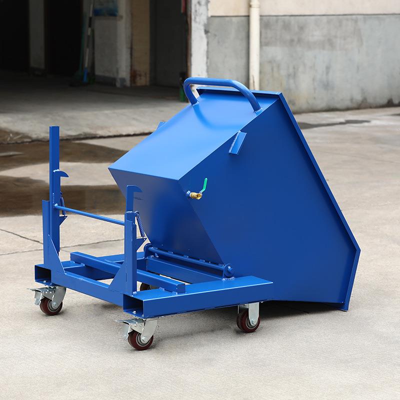 车QSO车间叉车款铁屑车车屑工业垃圾翻转车铁废料箱运料厂家