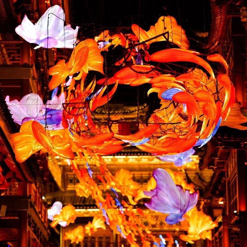 型蛇大中PHI国龙元宵花灯会庙会元旦国年庆海经主山题花灯蛇年工