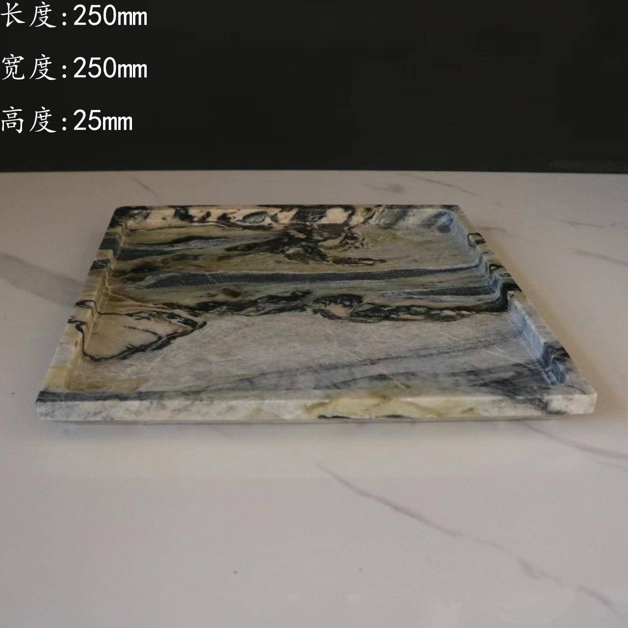 石大理水果托盘拍照道具摆ZXM件店宿茶馆餐厅客厅家民酒居装饰品