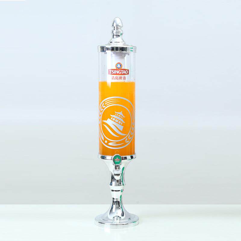 酒桶炮酒桶吧用KT用扎啤印logo3L2L1.5L带灯光啤酒饮欧式料V桶