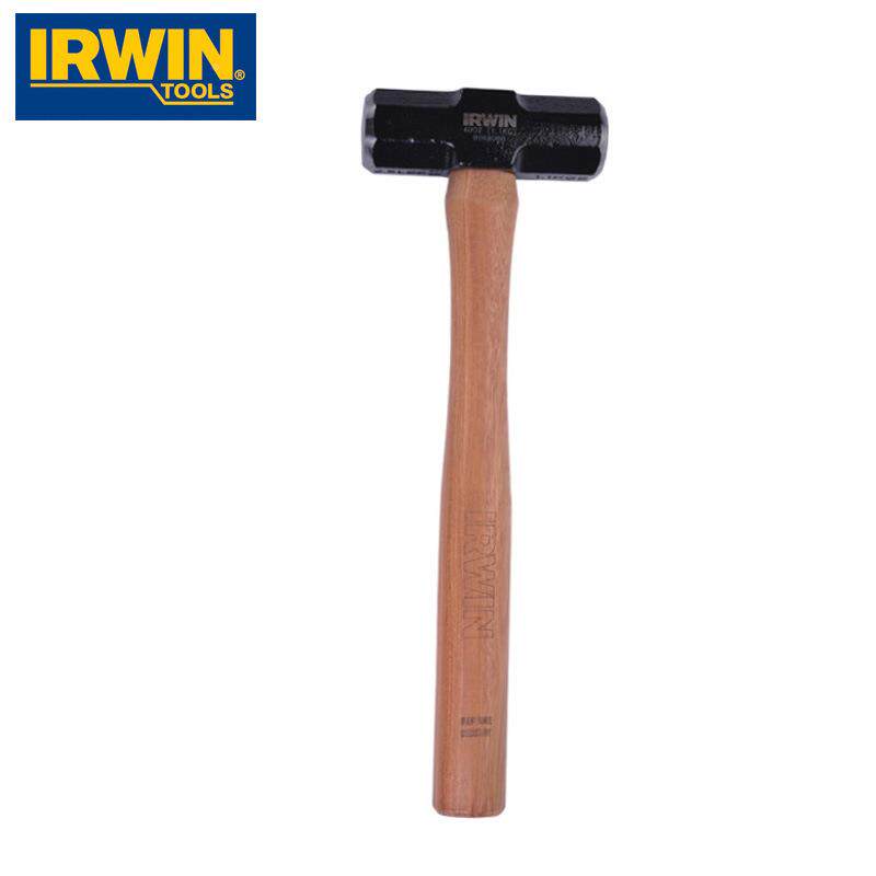IRWINLYT欧敲击工具八角锤重头木力八角锤文山胡桃柄榔工具锤