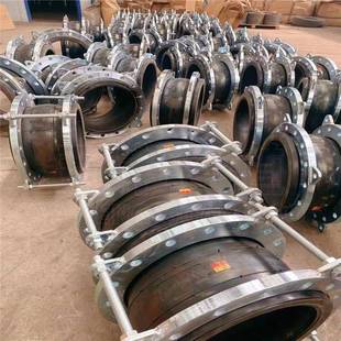 国标压胶接头KXT可曲挠橡胶高软型2452连接耐酸橡碱法兰连接头