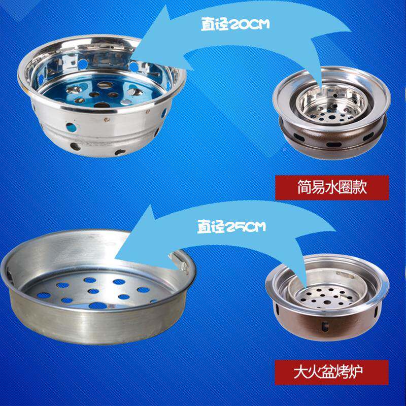 烤烤用具肉炉炭盆烤取暖上烧排烟碳烤烧炉炭盒老式炭火工烧烤炭盆