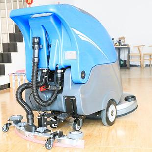 厂货手推现式 洗地机家宾馆酒店超市室wwx23101内洗地车小型洗地拖