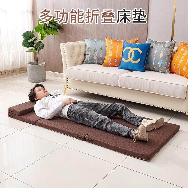 折叠床休垫铺垫地午无品牌/午睡垫办公室地铺垫榻榻米四折叠海绵