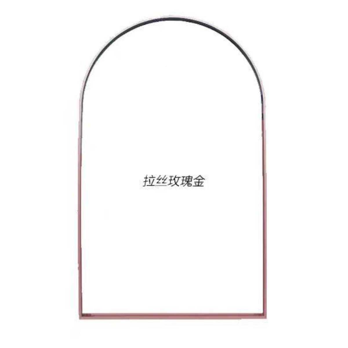 铝合属隧金道形镜框拱门形装饰画框异形XSJ相框金广告框架来图定