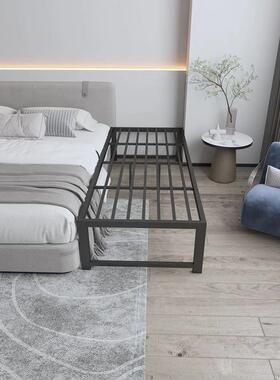 6W宽铁艺儿童床简无床头拼接床加床边成人加约长单ZRF人床悬浮小