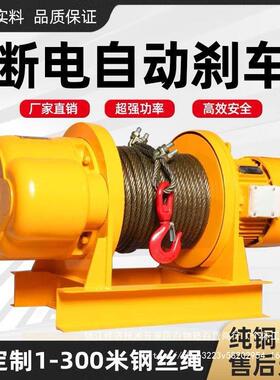 卷扬机吨2T3吨1WNZ5吨10t30380V电动葫吊芦牵引提升机起重米钢丝